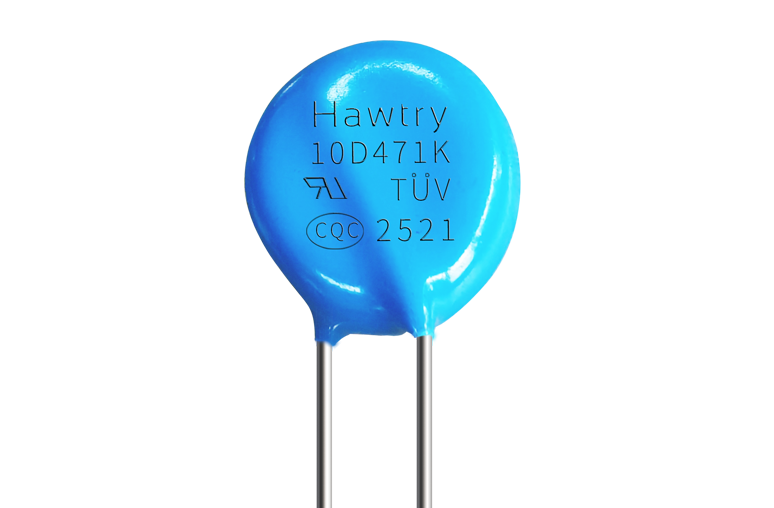 Metal Oxide Varistor(MOV)-10D471K, 470V Varistor Voltage, 775V Clamping Voltage, 385VAC/300VDC, Lead