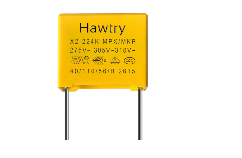 X2 Safety Film Capacitor 224K275VAC 0.22μF±10%, Lead Pitch: 10mm